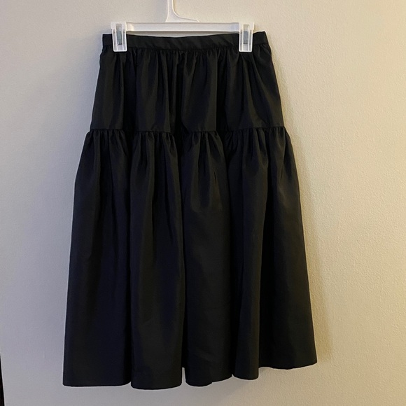 Anne Klein Dresses & Skirts - Vintage Anne Klein Neiman Marcus Black Tiered Midi Skirt